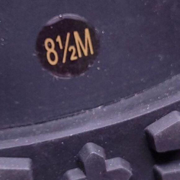 J. Crew Croc Embossed Leather Lace Up Combat Boot Brown Red White Women's sz 8.5 - Picture 11 of 11